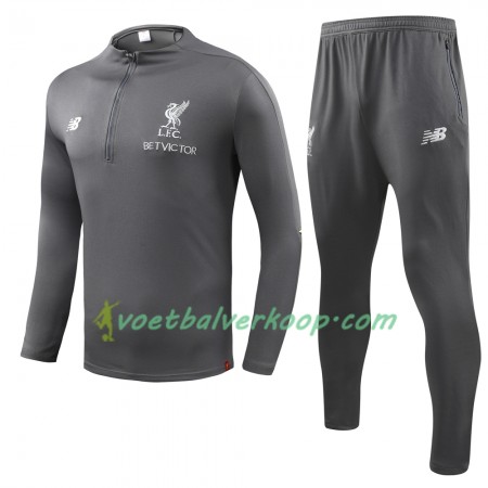 Liverpool Trainings Sweatshirt Pak Grijs 2018/2019